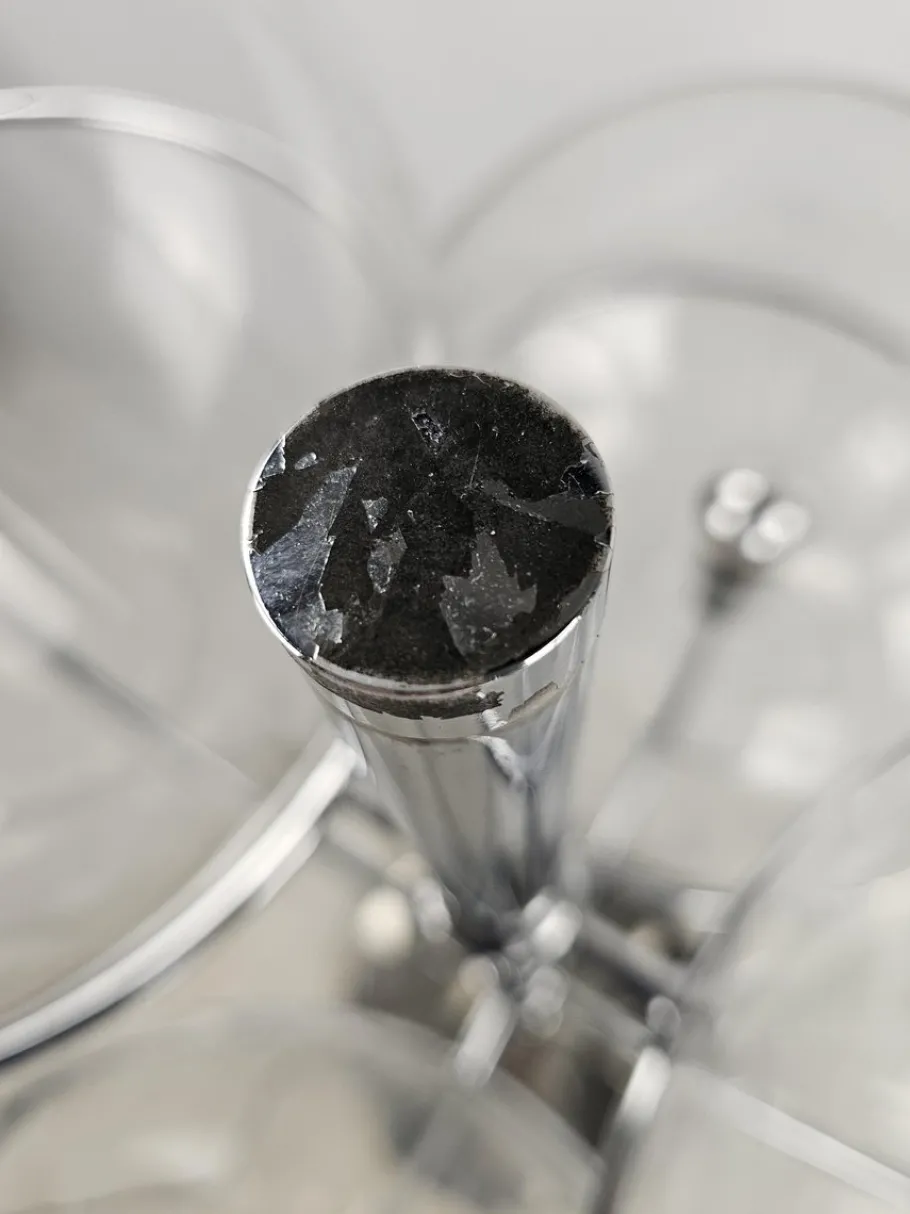 Clearance Pamono Floor Lamp Model Lyndon by Vico Magistretti for O Luce, Denmark, 1970s