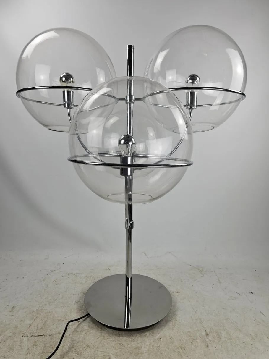 Clearance Pamono Floor Lamp Model Lyndon by Vico Magistretti for O Luce, Denmark, 1970s