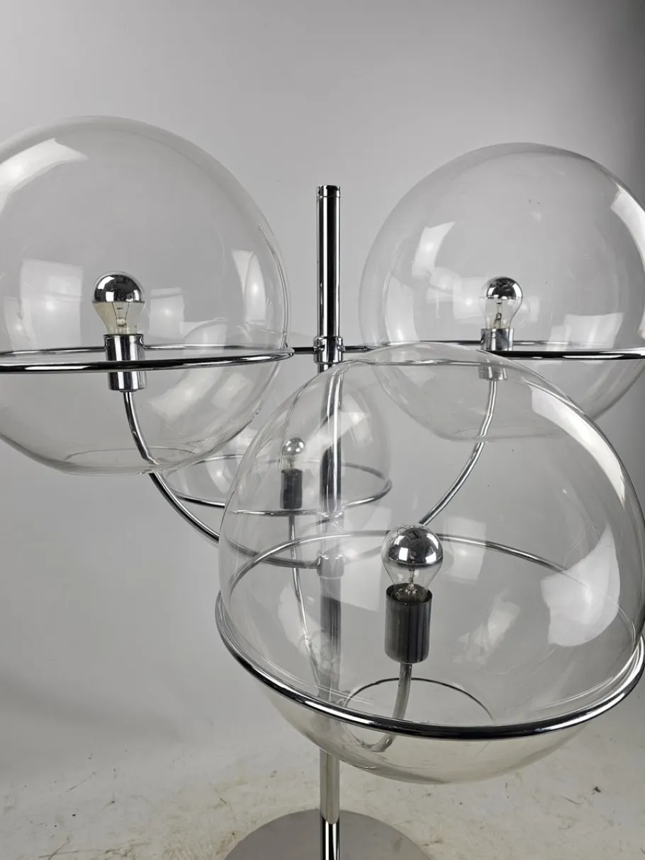 Clearance Pamono Floor Lamp Model Lyndon by Vico Magistretti for O Luce, Denmark, 1970s