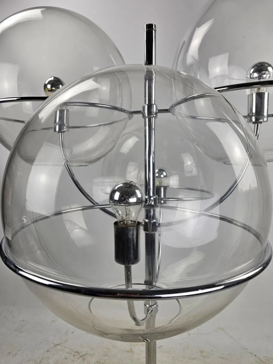 Clearance Pamono Floor Lamp Model Lyndon by Vico Magistretti for O Luce, Denmark, 1970s