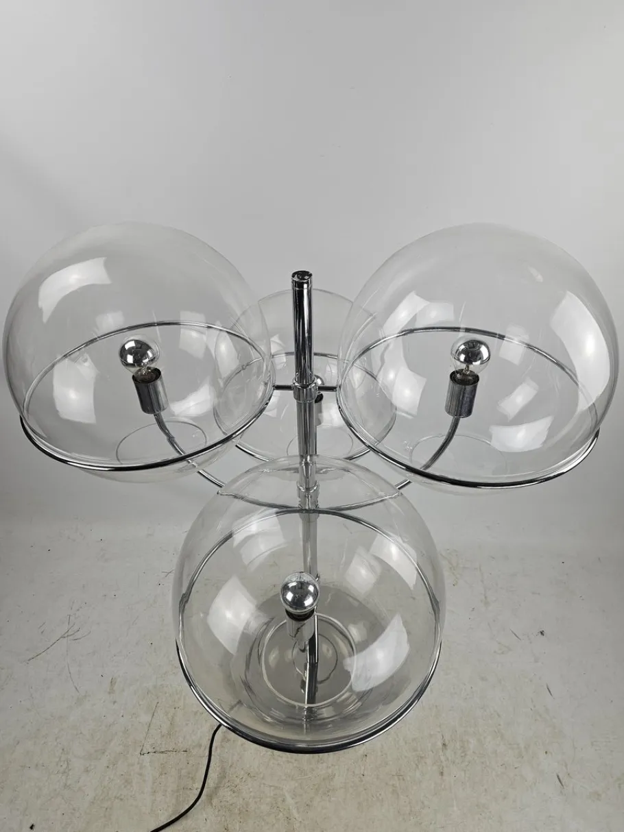 Clearance Pamono Floor Lamp Model Lyndon by Vico Magistretti for O Luce, Denmark, 1970s