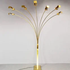 Clearance Pamono Floor Lamp with 7 Lights, 1970s