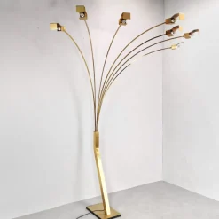 Clearance Pamono Floor Lamp with 7 Lights, 1970s