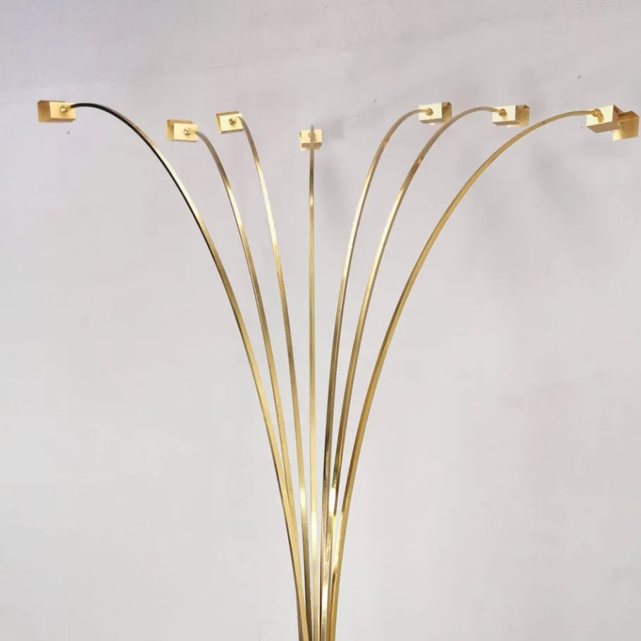 Clearance Pamono Floor Lamp with 7 Lights, 1970s