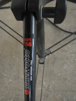 Clearance Pamono Floor Lamp with Camera Tripod from IFF Manfrotto Bassano, 1970s