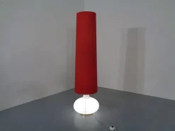 Online Pamono Floor Lamp with Illuminated Glass Stand from Doria Leuchten, 1960s