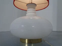 Online Pamono Floor Lamp with Illuminated Glass Stand from Doria Leuchten, 1960s