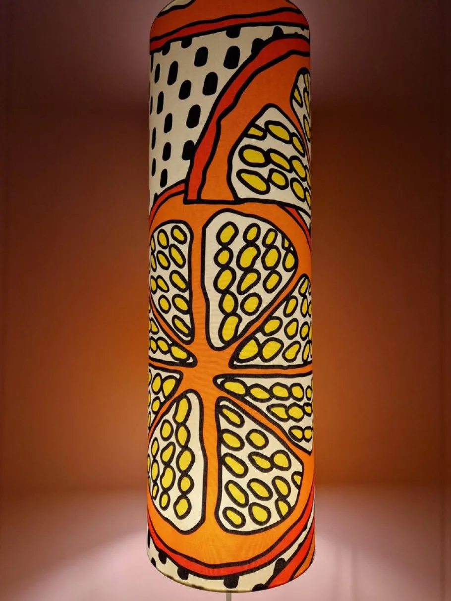 Clearance Pamono Floor Lamp with Illuminated Glass Base from Doria Leuchten, 1960s