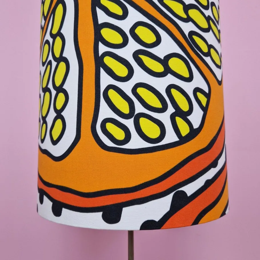 Clearance Pamono Floor Lamp with Illuminated Glass Base from Doria Leuchten, 1960s