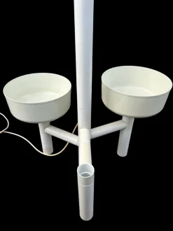 Discount Pamono Floor Lamp with Plant Holder, 1970s