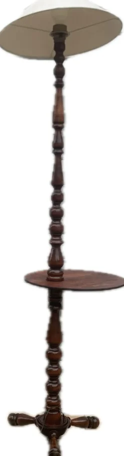 New Pamono Floor Lamp with Shelf, 1970s