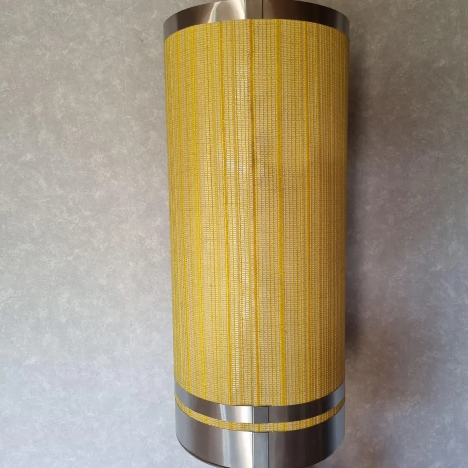 Online Pamono Floor Lamp with Yellow Shade, 1970s