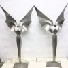 Clearance Pamono Floor Lamps Angel Illuminated Sculpture by Reinhard Stubenrauch, 1980s, Set of 2