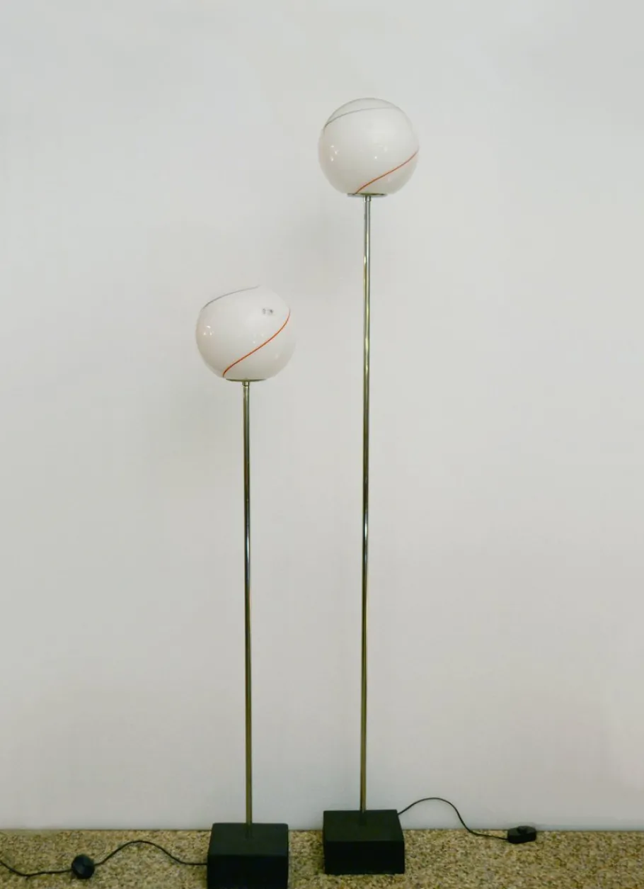 New Pamono Floor Lamps from Leucos, 1970s, Set of 2