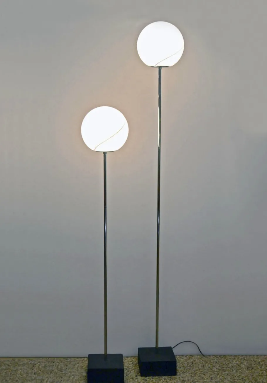 New Pamono Floor Lamps from Leucos, 1970s, Set of 2