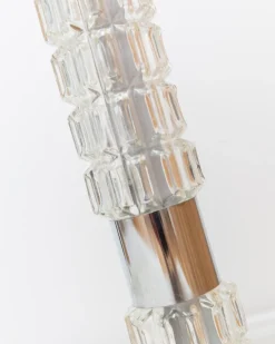 Pamono Floor or Table Lamp with Illuminated Glass Body by Richard Essig, 1960s