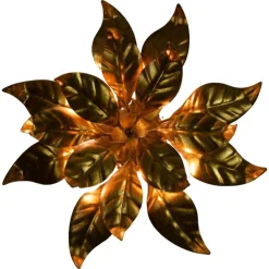 Online Pamono Florentine Flower Shape Wall Lamp by Hans Kögl, 1960s