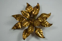Online Pamono Florentine Flower Shape Wall Lamp by Hans Kögl, 1960s