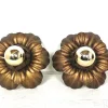 Online Pamono Florentine Flower Wall Sconces, 1960s, Set of 2