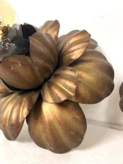 Online Pamono Florentine Flower Wall Sconces, 1960s, Set of 2