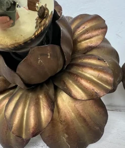 Online Pamono Florentine Flower Wall Sconces, 1960s, Set of 2