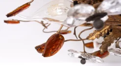 Online Pamono Florentine Gilded Flush Mount attributed to Banci Firenze, Italy, 1970s