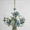 New Pamono Florentine Hollywood Regency Chandelier by Kögl, Italy, 1970s