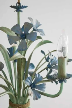 New Pamono Florentine Hollywood Regency Chandelier by Kögl, Italy, 1970s