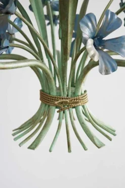 New Pamono Florentine Hollywood Regency Chandelier by Kögl, Italy, 1970s