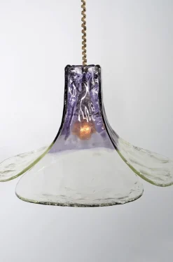 Online Pamono Flower Pendant Lamp by Carlo Nason for Mazzega