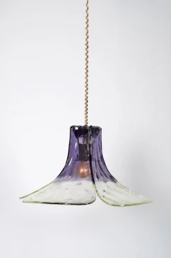 Online Pamono Flower Pendant Lamp by Carlo Nason for Mazzega