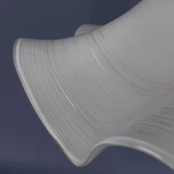 Hot Pamono Flower Table Lamp in Murano Glass, Brass and Wood, 1960s