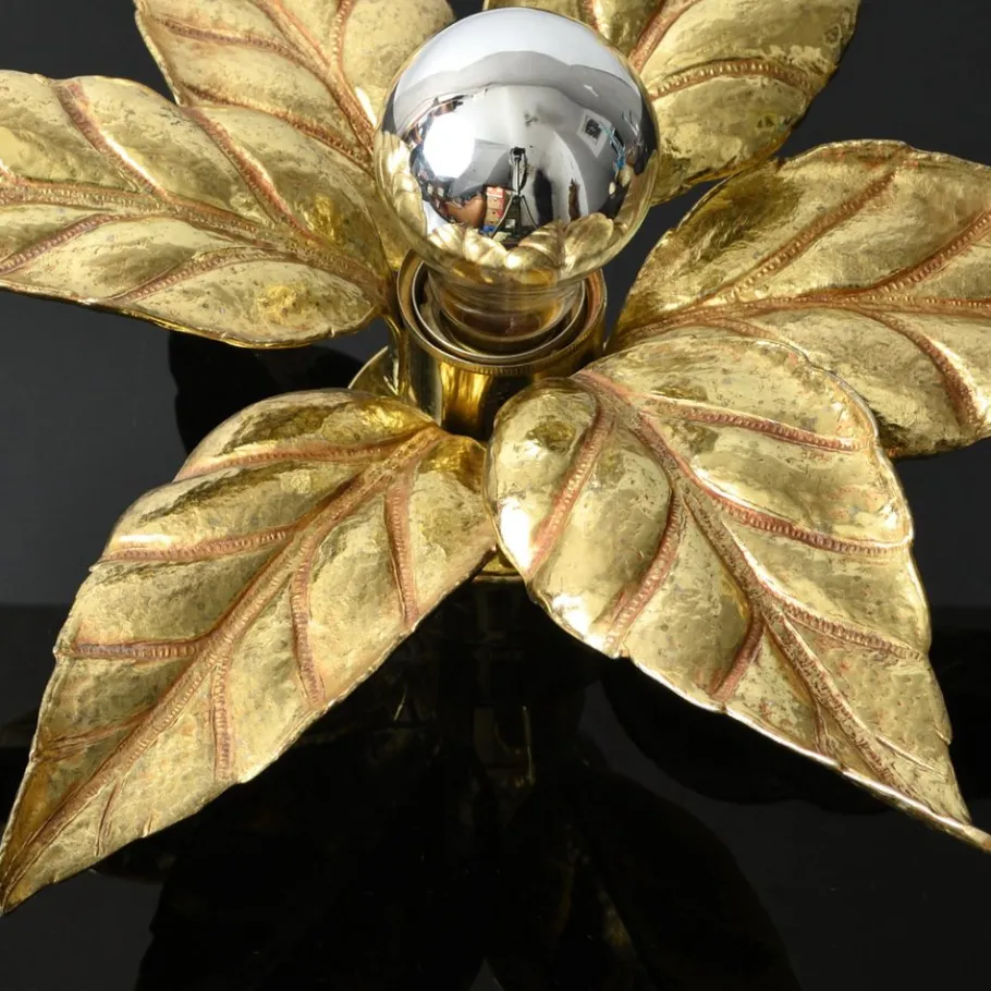 Clearance Pamono Flower-Shaped Wall Lamp by Willy Daro for Massive, 1970s