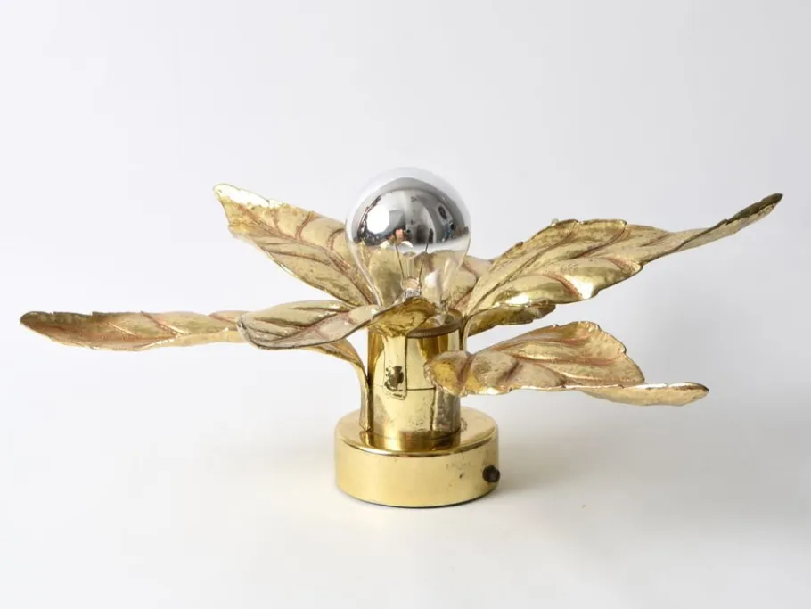 Clearance Pamono Flower-Shaped Wall Lamp by Willy Daro for Massive, 1970s