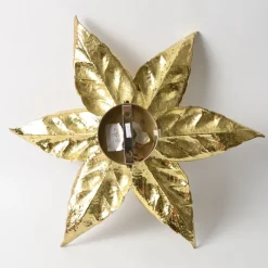 Clearance Pamono Flower-Shaped Wall Lamp by Willy Daro for Massive, 1970s
