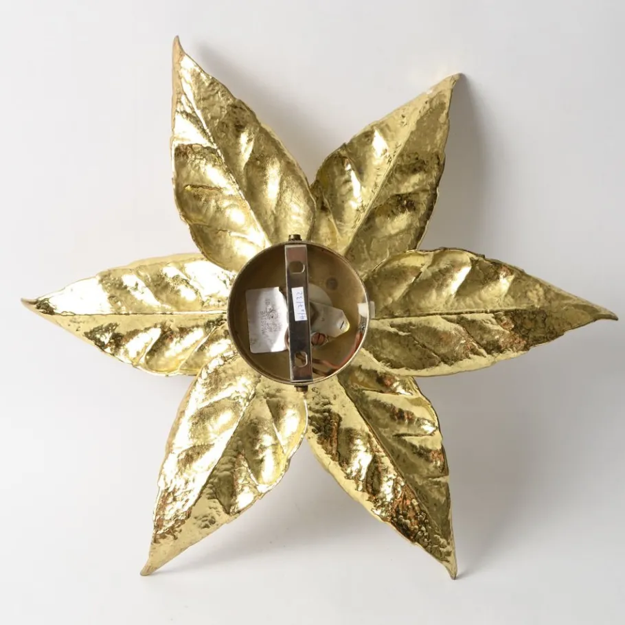Clearance Pamono Flower-Shaped Wall Lamp by Willy Daro for Massive, 1970s