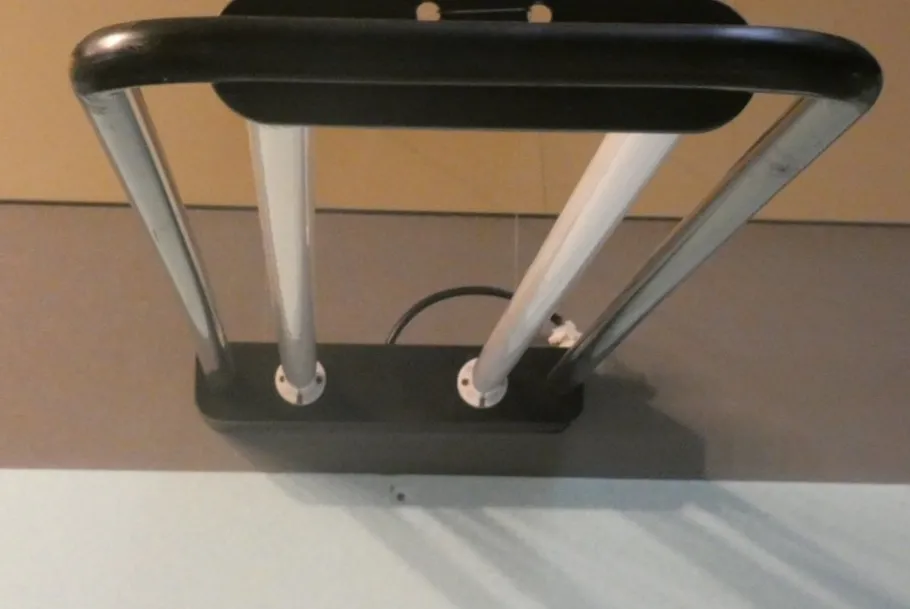 Clearance Pamono Fluorescent Wall Lamp by Gigante, Zambusi and Boccato for Zerbetto, 1980s