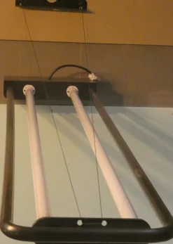 Clearance Pamono Fluorescent Wall Lamp by Gigante, Zambusi and Boccato for Zerbetto, 1980s