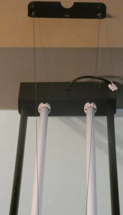 Clearance Pamono Fluorescent Wall Lamp by Gigante, Zambusi and Boccato for Zerbetto, 1980s