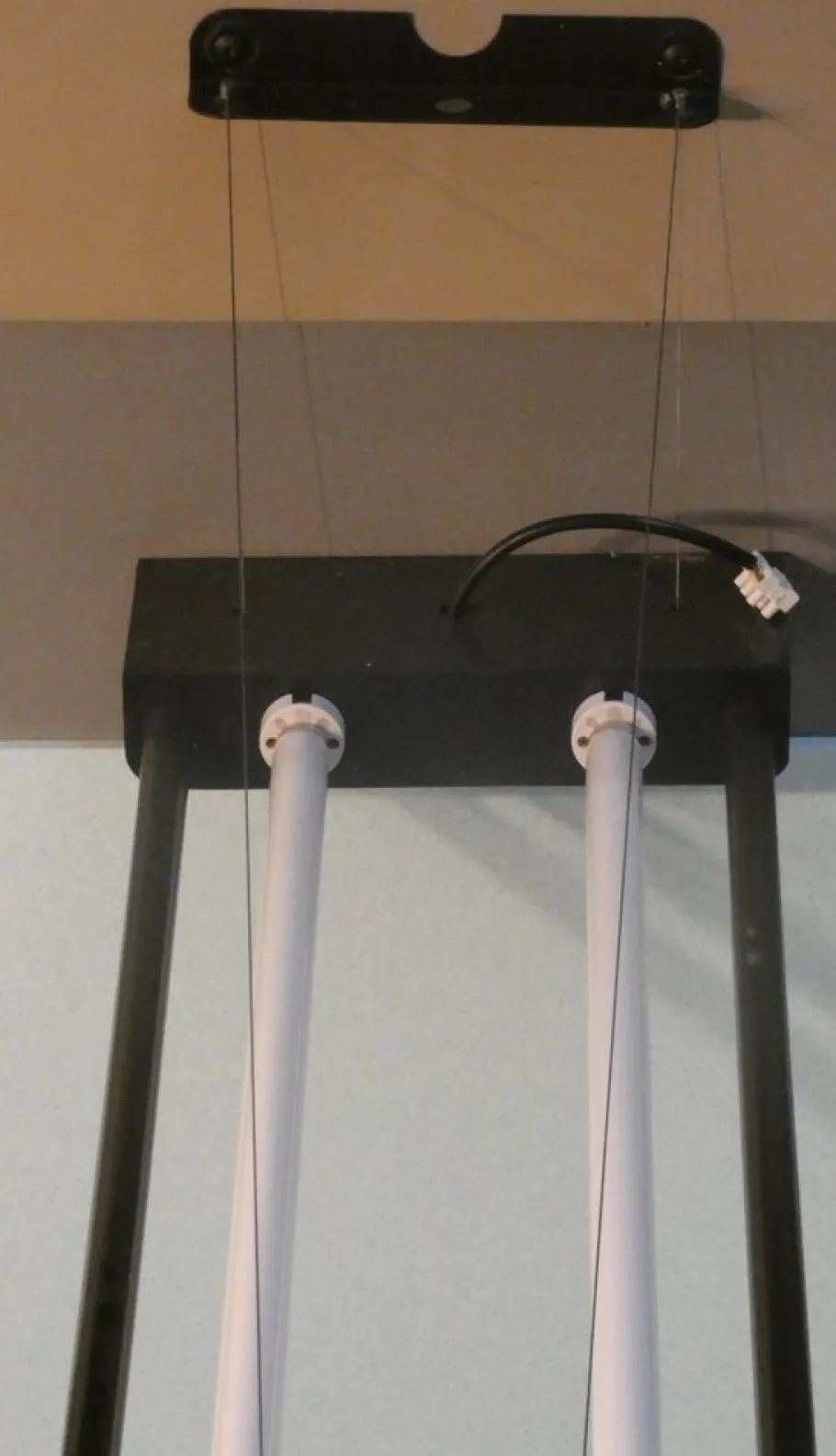 Clearance Pamono Fluorescent Wall Lamp by Gigante, Zambusi and Boccato for Zerbetto, 1980s