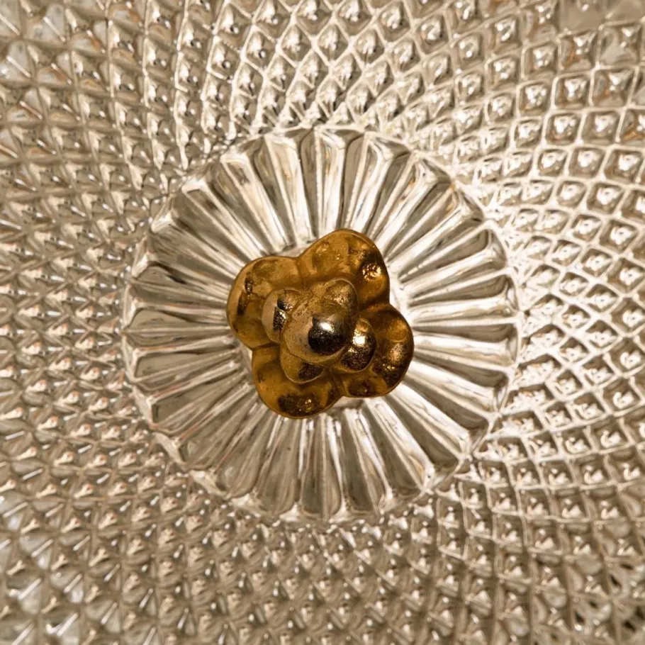 Discount Pamono Flush Mounts from Limburg Glasshütte, Germany, 1960s