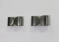 New Pamono Foglio Wall Lamp in Nickel Plated Metal by Tobia Scarpa for Flos 1966, Set of 2