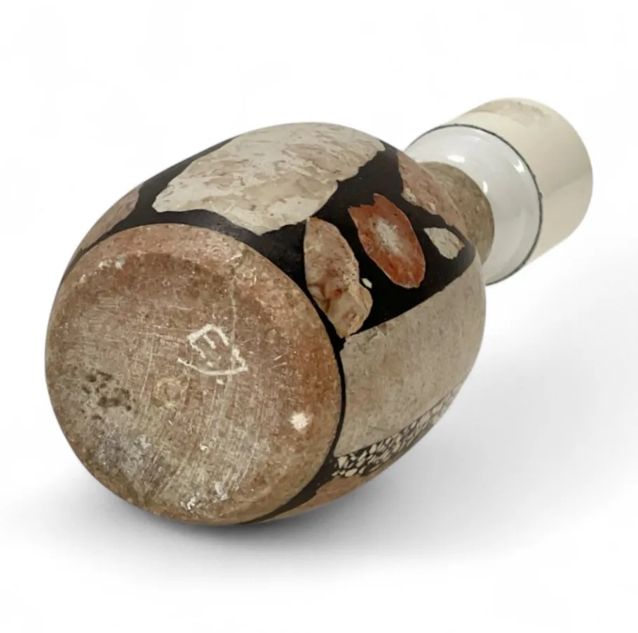 Pamono Fossil Stone Lamp by Egon Jakobson, 1970s