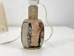 Pamono Fossil Stone Lamp by Egon Jakobson, 1970s