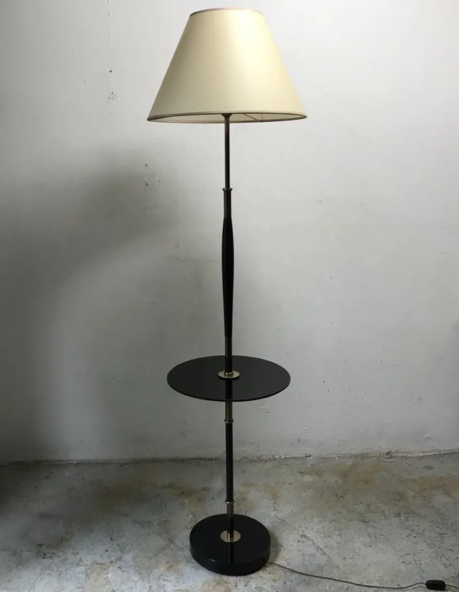 Outlet Pamono France Floor Lamp from Maison Arlus, 1950s