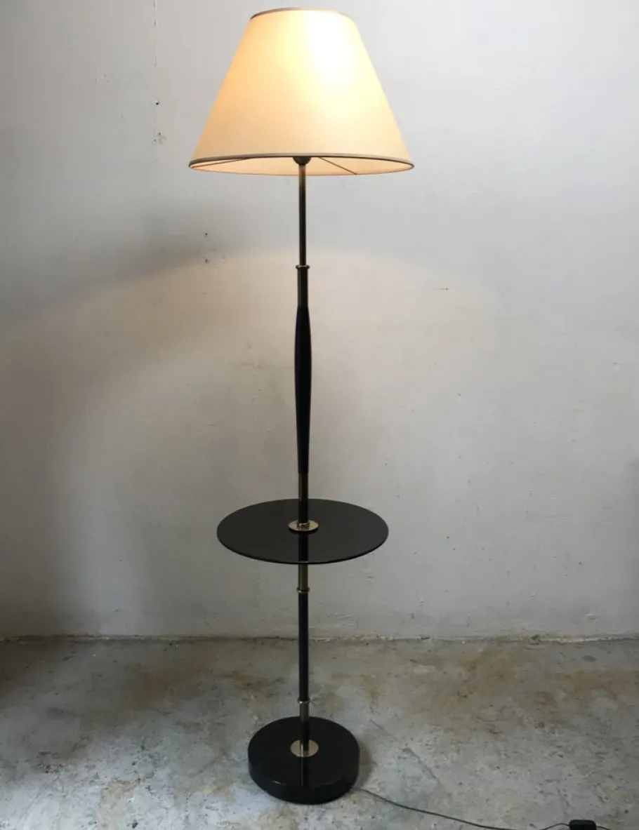 Outlet Pamono France Floor Lamp from Maison Arlus, 1950s