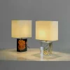 Discount Pamono French Acrylic Glass Table Lamps by Pierre Giraudon, 1970s, Set of 2