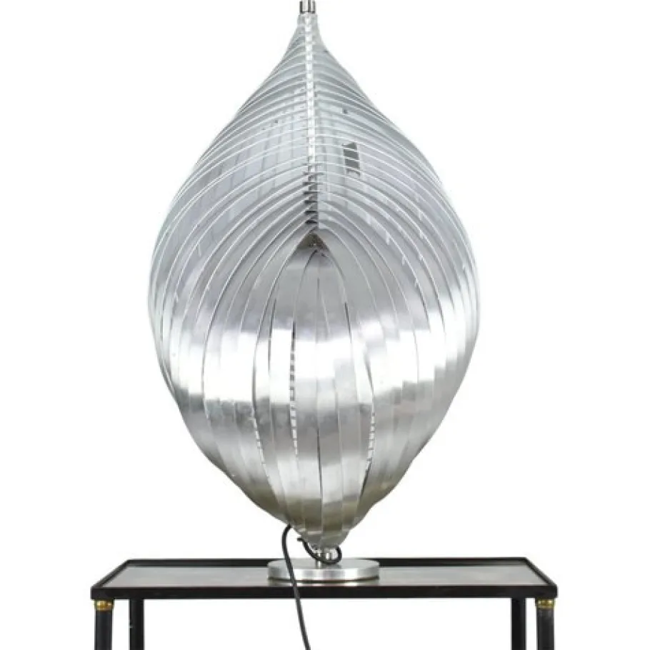 Clearance Pamono French Aluminium Table Lamps by Henri Mathieu, 1960s, Set of 2