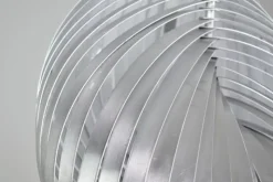 Clearance Pamono French Aluminium Table Lamps by Henri Mathieu, 1960s, Set of 2