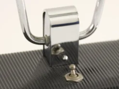 New Pamono French Art Deco Black and Chrome Table Lamp by Eileen Gray for Jumo, 1940s